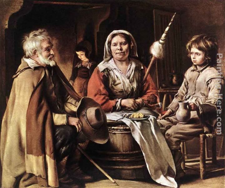 Louis Le Nain Peasant Interior